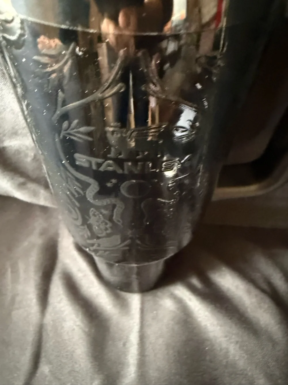 New Stanley 40oz Special Halloween Black Detailed With Box Straw Topper Bag - Picture 6 of 13